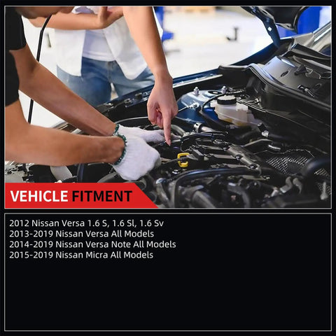 Front Lower Control Arms With Ball Joints For Nissan Versa 2012 2013 2014 2015 2016 2017 2018 2019 Versa Note 2014 2015 2016 2017 2018 Micra 2015 2016 2017 2018 2019 Driver Side And Passenger Side Set fitment chart