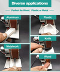 Grind Like A Pro With This Mini Belt Sander Knife Sharpener Electric Upgraded DIY With 7 Adjustable Speeds Compact Grinder Polisher 110V Applications
