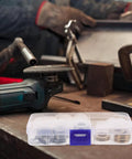 120 PC Flat Washer Kit Packed With Assorted Nylon Brass And Zinc Plated Spacers M10x20 For Home Appliances DIY Repairs Gasket Set For Screws And Connectors Maintenance in case