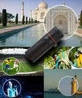 Pocket Sized Handheld Monocular Telescope 8x21mm With BAK4 Prism For Bird Watching Fishing Travel And Scenic Views Ideal For Outdoors Grab And Go Explorations, black compact view