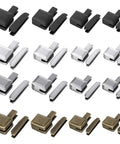 Metal Zipper Repair Kit Set With Insertion Pins And Stopper Hardware for DIY repairs in various sizes and colors