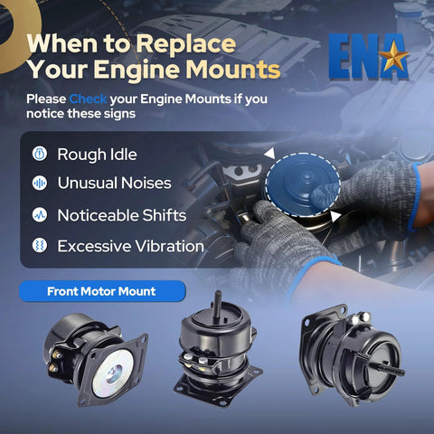 Front Engine Motor Mount For Honda Odyssey Pilot Ridgeline And Acura MDX 3.5L V6 MFI MPI Replacement A4519 EM9441