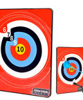 Dope Archery Target Set With Suction Cup Arrows For Indoor Outdoor Practice 16 Inch Target Board, red and blue rings with arrows