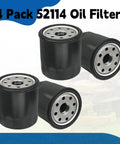 Four Pack 52114 Transmission Filter Replacement For Ferris IS600Z And Wide Brand Compatibility With Ariens Bad Boy Bush Hog Exmark