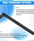 High Power 433MHz 500mW Radio Telemetry Module with antenna for air and ground data transmission in drones, dual frequency option