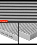 Activated Carbon Cabin Air Filter For Nissan And Infiniti Rides Like Altima Murano Pathfinder Maxima QX60 And JX35 detail view
