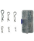 Stainless Steel Hardware Pins Kit With Cotter Pins Hair Pin Clips Tractor Pins And Hitch Pin Clips assorted sizes in plastic box
