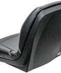 KM 225 Black Vinyl 19 Inch Bucket Seat for Mowers Gators Skid Steers Compact Utility Tractors Rollers Trenchers UTVs and More