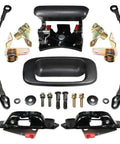 Heavy Duty Tailgate Hardware Rebuild Kit For Chevy Silverado And Gmc Sierra 1500 2500 3500 Classic Trucks latch, springs, and bolts set.