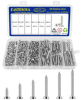 255 Piece Wood Screws Set In 304 Stainless Steel For Wood And Plastic Self Tapping Phillips Drive Flat Head Includes Half Inch Three Quarter Inch Sizes