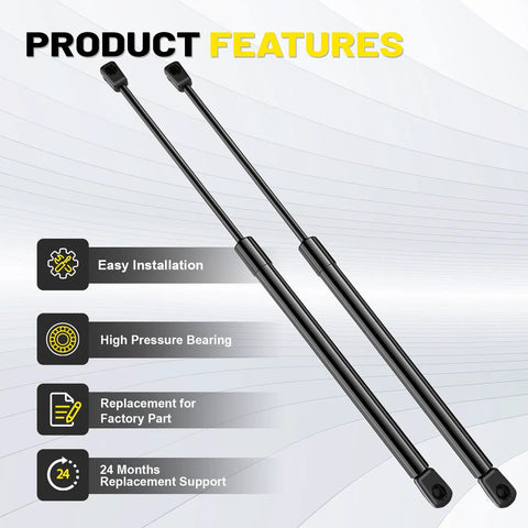 Two Pack Front Hood Lift Supports For Dodge Ram 1500 2500 3500 4500 5500 Gas Spring Shocks Struts Replacement And Upgrade