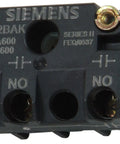 Front view of Touch Safe Contact Block With One No Contact, Gold Flash Plating, Tough High-Voltage Make 7200VAC Break 720VAC, 10A