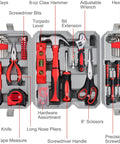 160-Piece All-Purpose Tool Set In A Delicate Toolbox For Everyday Home Repairs, DIY Projects, Garage And Office