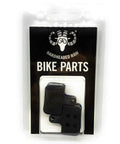 2 Pairs Resin Bike Pads For Quiet, High Power Braking On Trail And XC Rides, Fits Level T TL Elixir DB Avid And More OEM Brakes