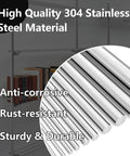 High quality 3/4 in 304 stainless steel rods, rust-resistant and durable, ideal for DIY projects and metalworking.