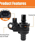 Coolant Water Control Valve Compatible With Toyota Avalon 2020 To 2021 Camry 2018 To 2023 Rav4 2019 To 2022 showing 2-pin connector and mounting point