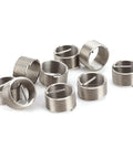 Pro Grade 10 Piece Thread Repair Insert Kit Self Tapping Inserts Set For Metric And Imperial Threads And Holes, Aluminum Workpiece Repair Tool, Durable M16 x 1.5 x 1D Replacement Inserts For Quick, DIY Friendly, Reliable Fixes. 10-piece steel wire inserts