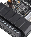 Close-up of DC24V PLC Controller Kit With Relay Output For Industrial Automation FX1N 14MR Module Programmable Logic Controller Board