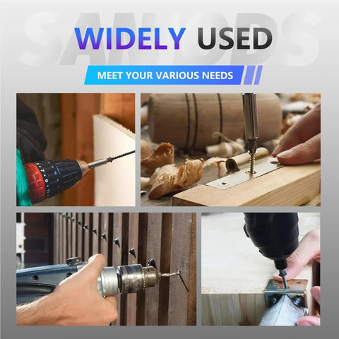 High Hardness Phillips Drive Flat Head Wood Screws With Coarse Threads in various wood-working applications