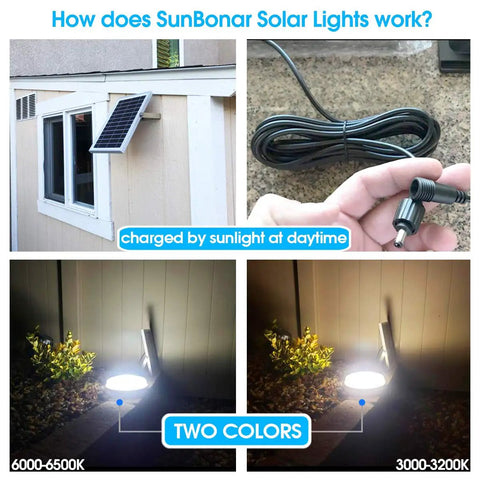 Solar Ceiling Light With Remote Control, Dimmable Daylight To Warm White, 1000 Lumen Outdoor Solar Shed Light installation process