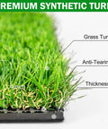 Indoor And Outdoor Golf Practice Mat Set With Replaceable Fairway And Rough Turf Mats synthetic grass close-up