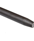 Close-up of Pneumatic Taper Punch Built Tough 3/8 Inch Tip Tapers To 1/2 Inch Body, 18 Inch Shaft, .401 Shank, Black Oxide Finish, USA Made