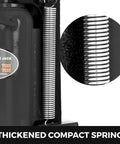 Close-up of thickened compact spring on Badass Build Heavy Duty Air Hydraulic Toe Jack Lift Machine With Heat Treated Steel.