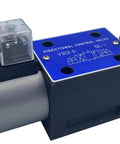 Built Tough Hydraulic Directional Control Valve D05 NG10 31 GPM 4560 Psi AC Or DC M Motor Center A B Blocked To Tank 12VDC Cetop