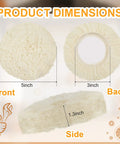 Dimensions of 3-inch wool polishing pad from 6 Pack 3 Inch Wool Polishing Pads With Hook And Loop Velcro For Drill Polisher Buffing Pads Set For Curved Edges Compound Work Wheel Polish Kit Car Body Repair Buffing