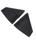 Pair of black Hydrofoil Stabilizer For Outboard Motors, High Performance Boat Fin That Slashes Drag And Bow Rise