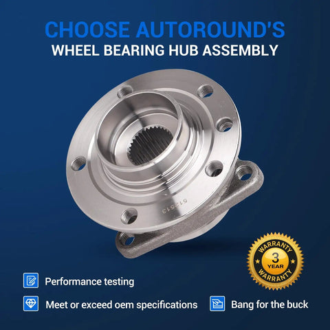 Front And Rear Wheel Hub And Bearing Assembly For Jeep Cherokee 2014 To 2023 And Chrysler 200 2015 To 2017, durable design