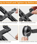 Installation steps for Digital Dial Indicator Gauge for Table Saws 0-1 Inch, Pro Grade Alignment Tool for Miter Slots