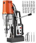Md50 50Mm Magnetic Drill Press Kit With Powerful 1680W Motor And Strong 2900Lbs Holding Force Includes Hss Annular Cutter Bits for drilling.