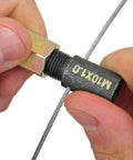 Using Metric Brake Line Fitting Thread Size Gauge With ISO Metric Chart And Dual Ended Checkers For M9 X 1.0 To M16 X 1.5
