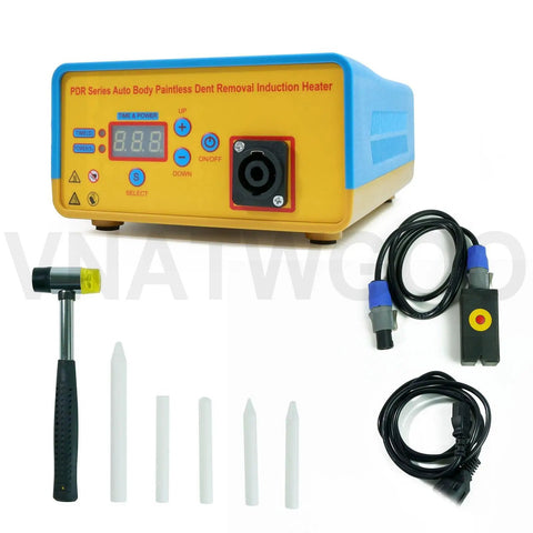 Heavy Duty Auto Dent Repair Kit With 1380W Beast Induction Heater for Steel Surfaces with accessories