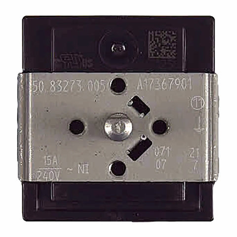 5304522918 Range Surface Element Switch Replacement For Electric Stovetops OEM Quality Black Control Switch front view