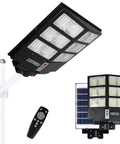 600W Solar Street Light Outdoor Waterproof Security Light With Motion Sensor Dusk To Dawn 6500K Cool White LED Beads image