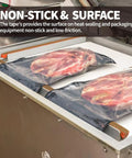 High Temp PTFE Tape For Vacuum Sealers And Hand Impulse Sealers, sealing packed meat with heat-resistant, nonstick surface
