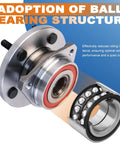 Pair Front Wheel Hub Bearing Assembly For Jeep Grand Cherokee 1999 2004 5 Lug Non ABS Durable Bearing Steel OE Style Fit