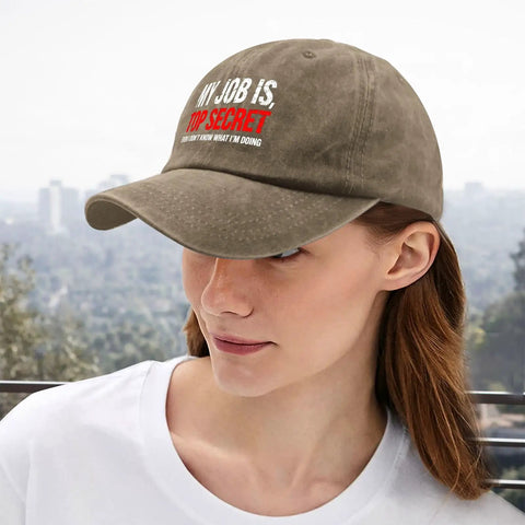 Ultra Comfy Adjustable Baseball Cap For Women Washed Distressed Low Profile Summer Hat It's The Go To Accessory For Dressy Or Casual Looks