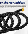 Ladder Rope Replacement For Extension Ladders Up To 40 Feet With Single Pulley Fits Werner AC30 2 And Most Aluminum And Fiberglass Ladders Five Sixteenth Inch Diameter Replacement Kit 1 Pack No Fuss Easy Install Not For Double Pulley Systems burning end to prevent fraying