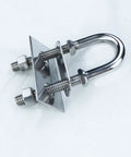 4 Inch Stainless Steel Marine Bow And Stern Eye Tie Down U Bolt Set 2 Pieces For Rock Solid Boat Rigging And Deck Mounts With Heavy Duty 316 Grade Corrosion Resistant Finish