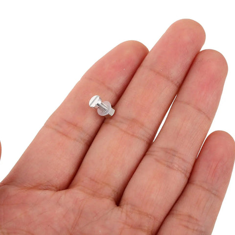 Silver Pair M Two Point Five By Zero Point Four Five By Seven Pro Grade Miniature Screws For Turntable Repair on hand