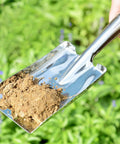 Heavy Duty Stainless Steel Garden Shovel Hand Trowel Spade Built To Last For Digging Planting And Transplanting In Clay Or Rocky Soil