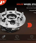 Front Right Wheel Bearing and Hub Assembly with ABS for Chevrolet Colorado 2004-2008, GMC Canyon 2004-2008, Isuzu i-280 2006, i-290 and i-370 2007-2008, 6-Lug, Speed Sensor Included.