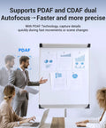 4K Webcam With PDAF Autofocus, Privacy Cover, Dual Mics featuring PDAF technology for fast movement capture on presentation screen.