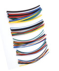 Ultimate 70 Piece Heat Shrink Tube Kit With Polyolefin Wire Wrap Tubing, 5 Smalls Sizes And 7 Cool Colors, Flame Retardant For Cars Motor Homes And Garages Shops At Up To 230 Degrees F. assorted heat shrink tubes in 7 colors