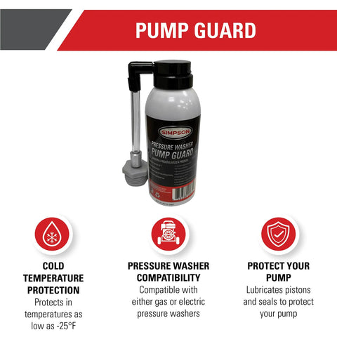 Pressure Washer Pump Guard 4 Fl Oz Aerosol Can For Piston And Seal Protection Storage Safe Antifreeze Winterizer Cold Weather Defense To Minus 25 F Keeps Pumps Running Smooth At Home