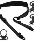 Two Point Rifle Sling With Quick Detach Swivels And HK Hook Soft Shoulder Pad Tactical Gun Sling For Rifle Shotgun And Crossbow
