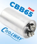Dual Run Start Capacitor 35 UF 370 To 440 VAC For Air Conditioners And Heat Pumps CBB65R CBB65B Replacement